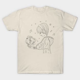 Cozy Music girl T-Shirt